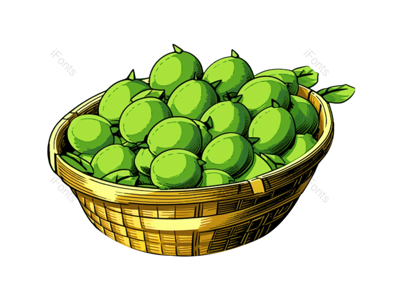 叶子图片,芒种元素,元素PNG,插画免抠素材